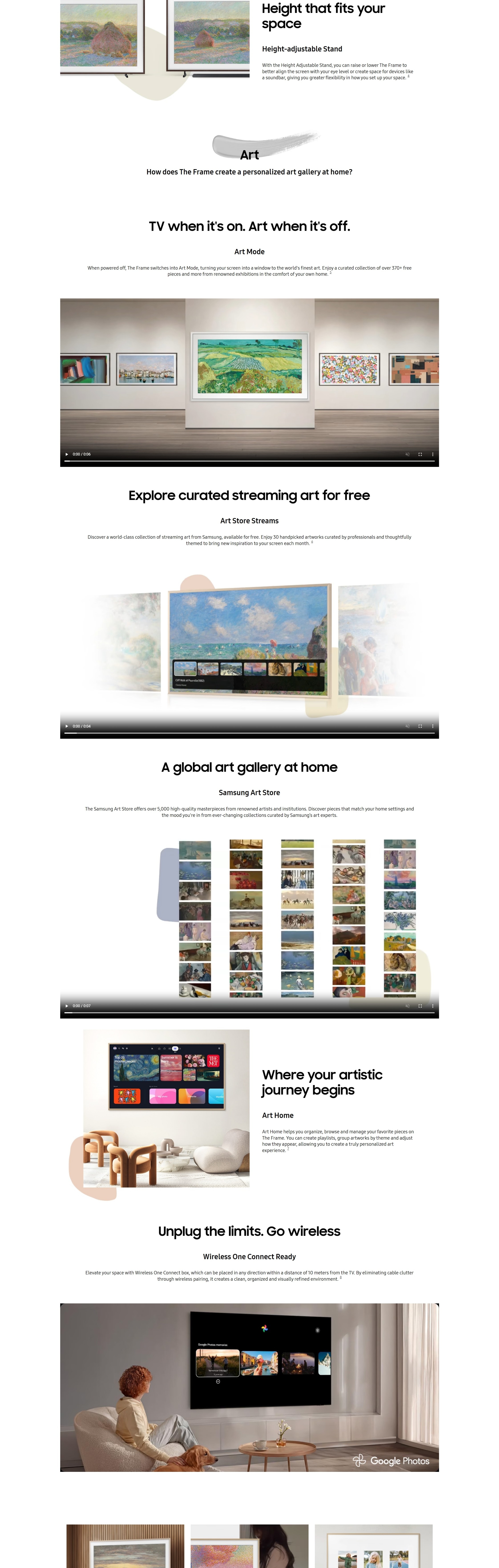SAMSUNG TheFrame LS03HE 4K AI SmartTV 2026